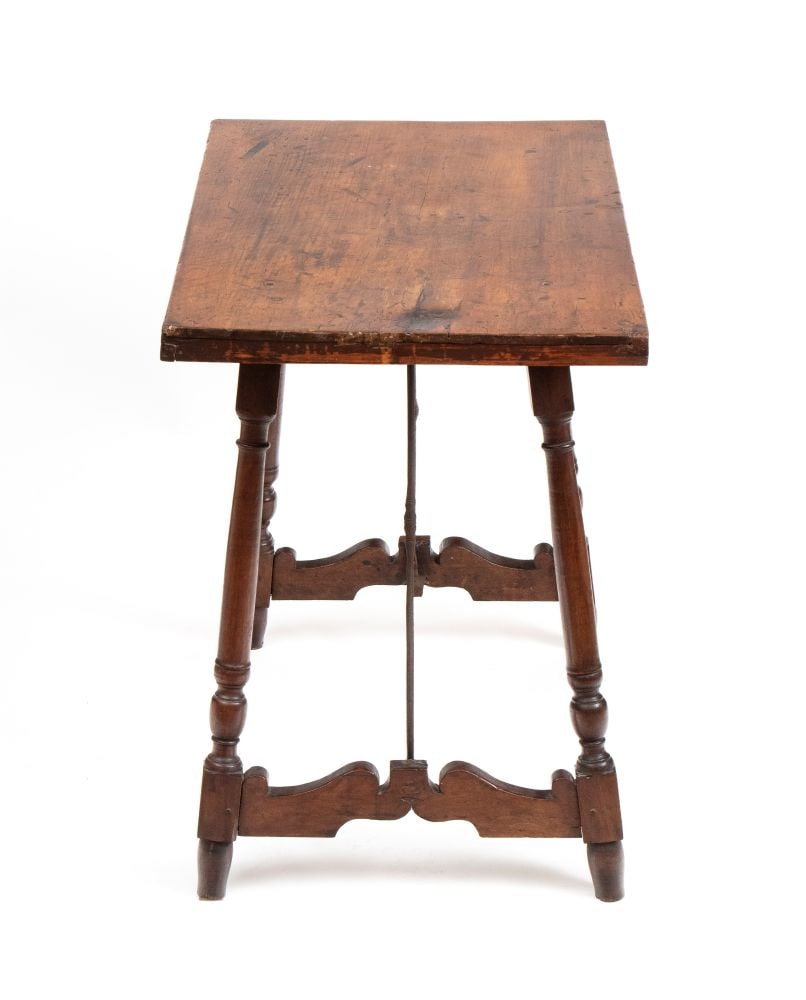 Walnut Trestle table - 4