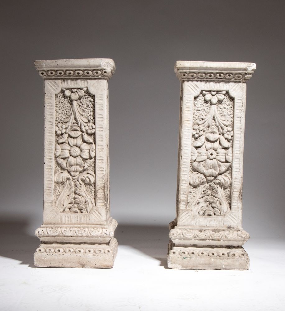 Pair of stone columns - 19th century (1 of 3)