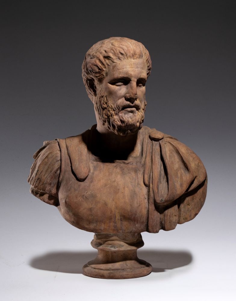 Terracotta bust of a man - Italy, 18th century (1 of 6)