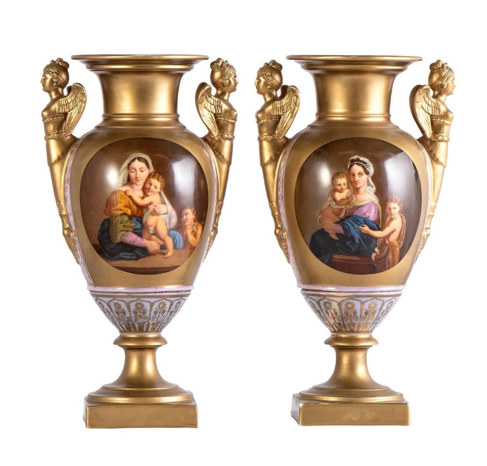 Pair of Empire vases - France, 19th century (1 of 5)