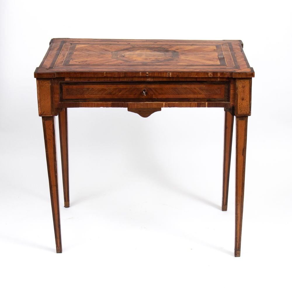 Luigi XVI Inlaid Center Table - 18th century (1 of 9)