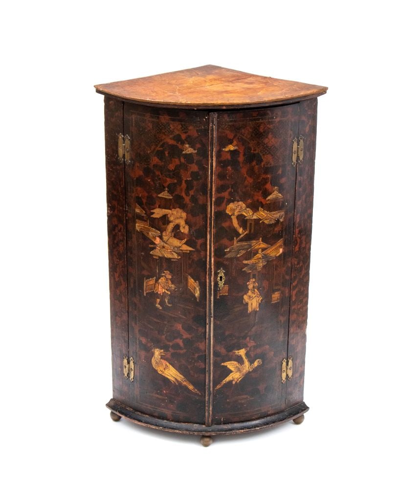 Chinoiserie-style corner cabinet - 19th century (1 of 6)