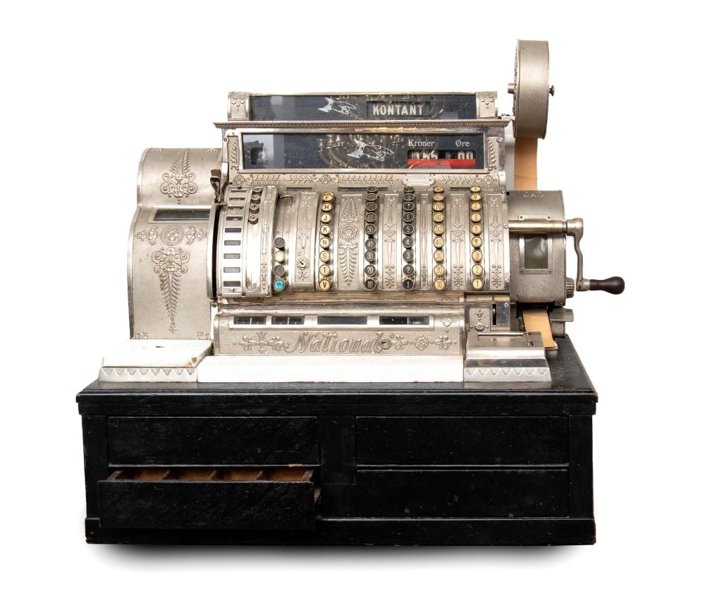NATIONAL CASH REGISTER COMPANY Mechanical cash register Model 592X-ELF - US, 20th century (1 of 6)