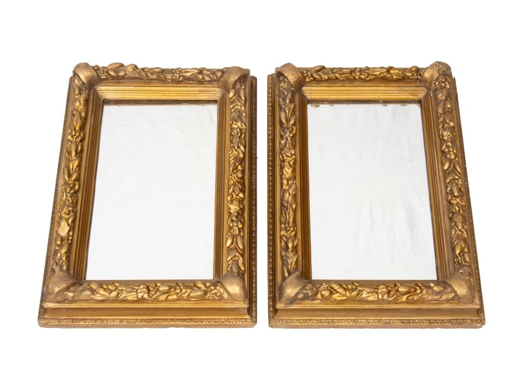 Pair of small mirrors - Italy, 20th century (1 of 3)