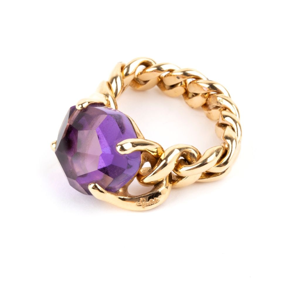 POMELLATO Amethyst gold ring - 2