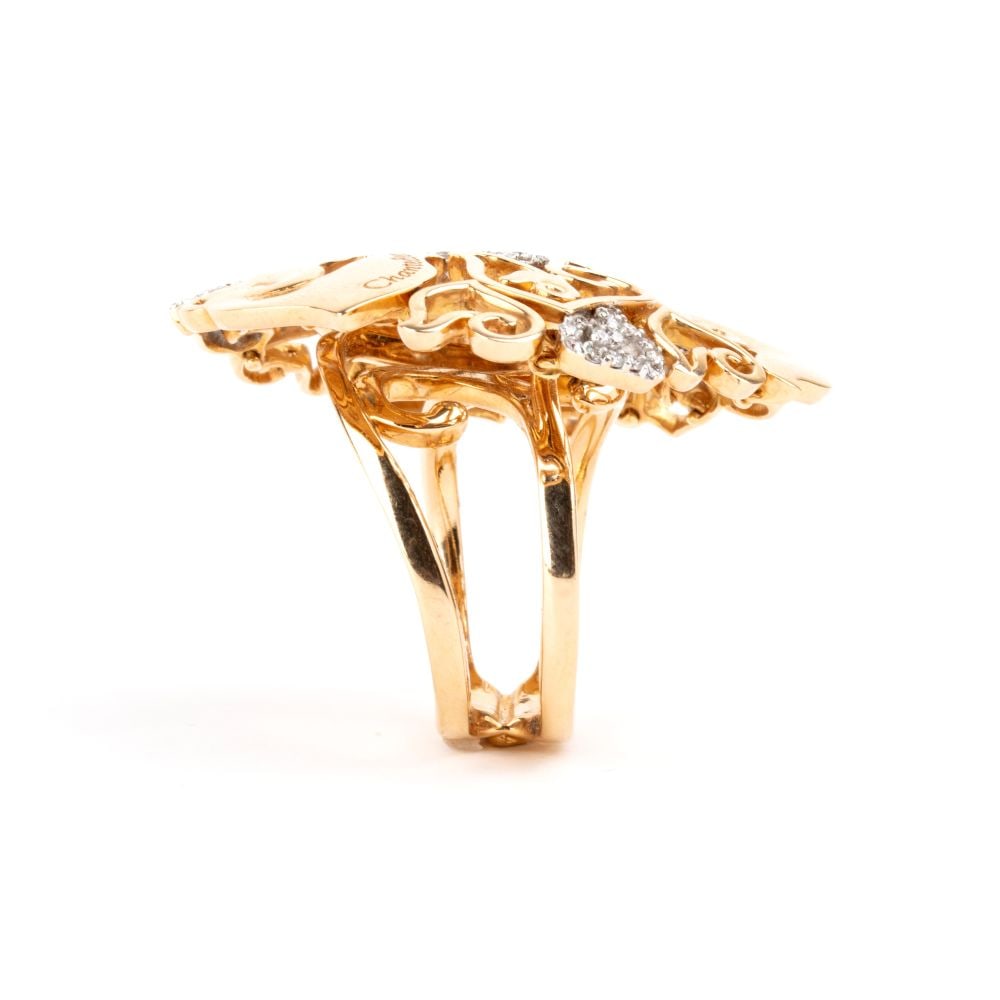 CHANTECLER Diamond gold ring - 3