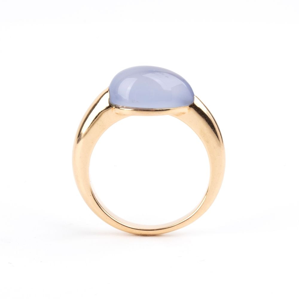 MATTIOLI Chalcedony gold ring - 2