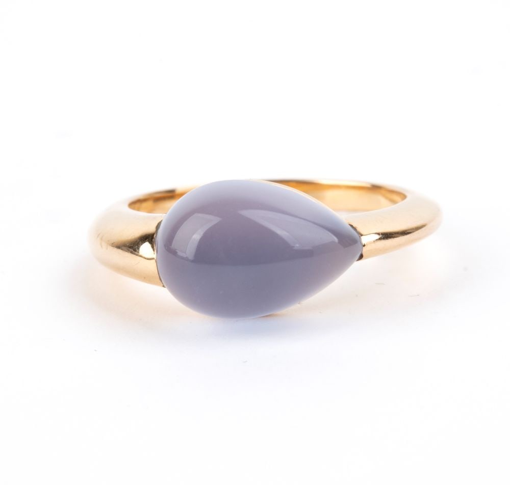 MATTIOLI Chalcedony gold ring - 4