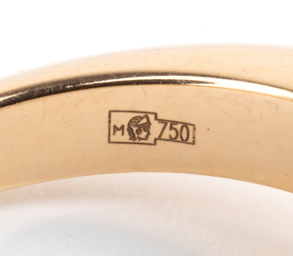 MATTIOLI Chalcedony gold ring - 6