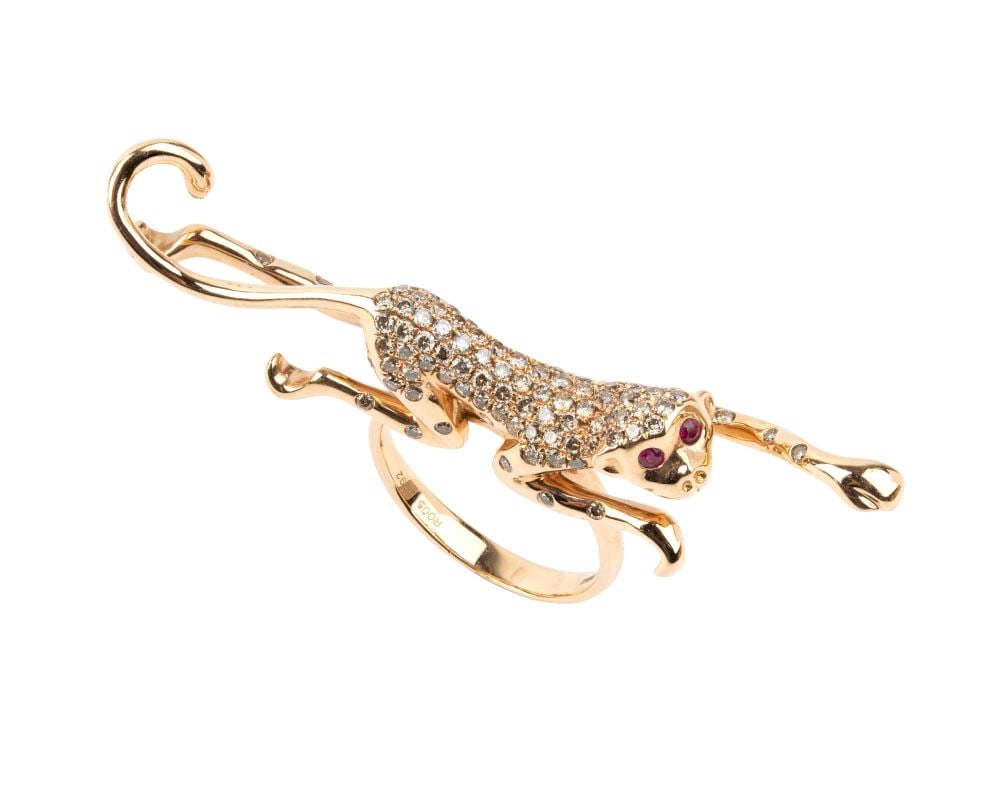 BRANAR PARIS Diamond ruby gold ring (1 of 6)