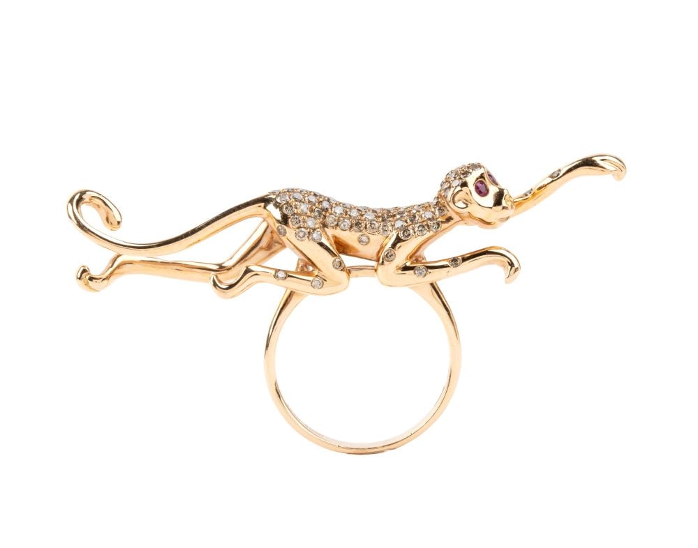 BRANAR PARIS Diamond ruby gold ring - 2