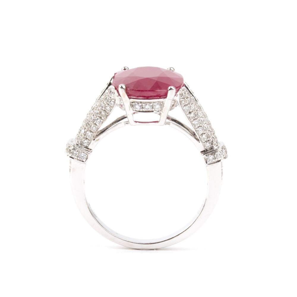 BRANAR PARIS Ruby diamond gold ring - 2