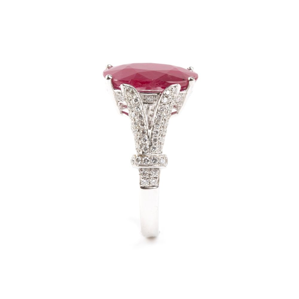 BRANAR PARIS Ruby diamond gold ring - 3