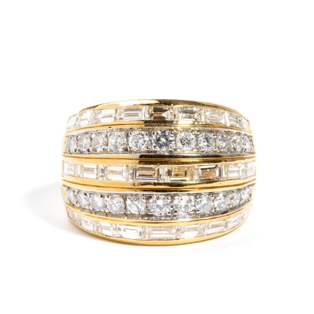Diamond gold ring - 2