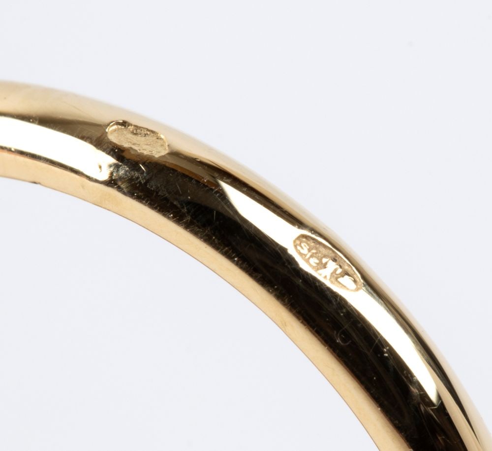 Ruby diamond gold ring - 7