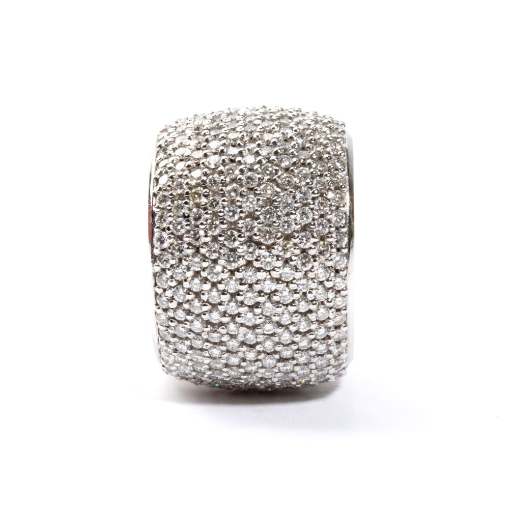 Diamond gold band ring - 3