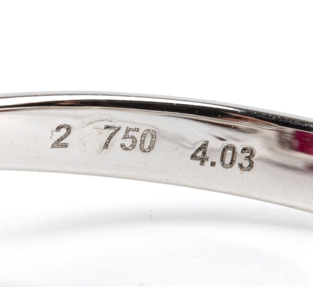 Ruby diamond gold ring - 6