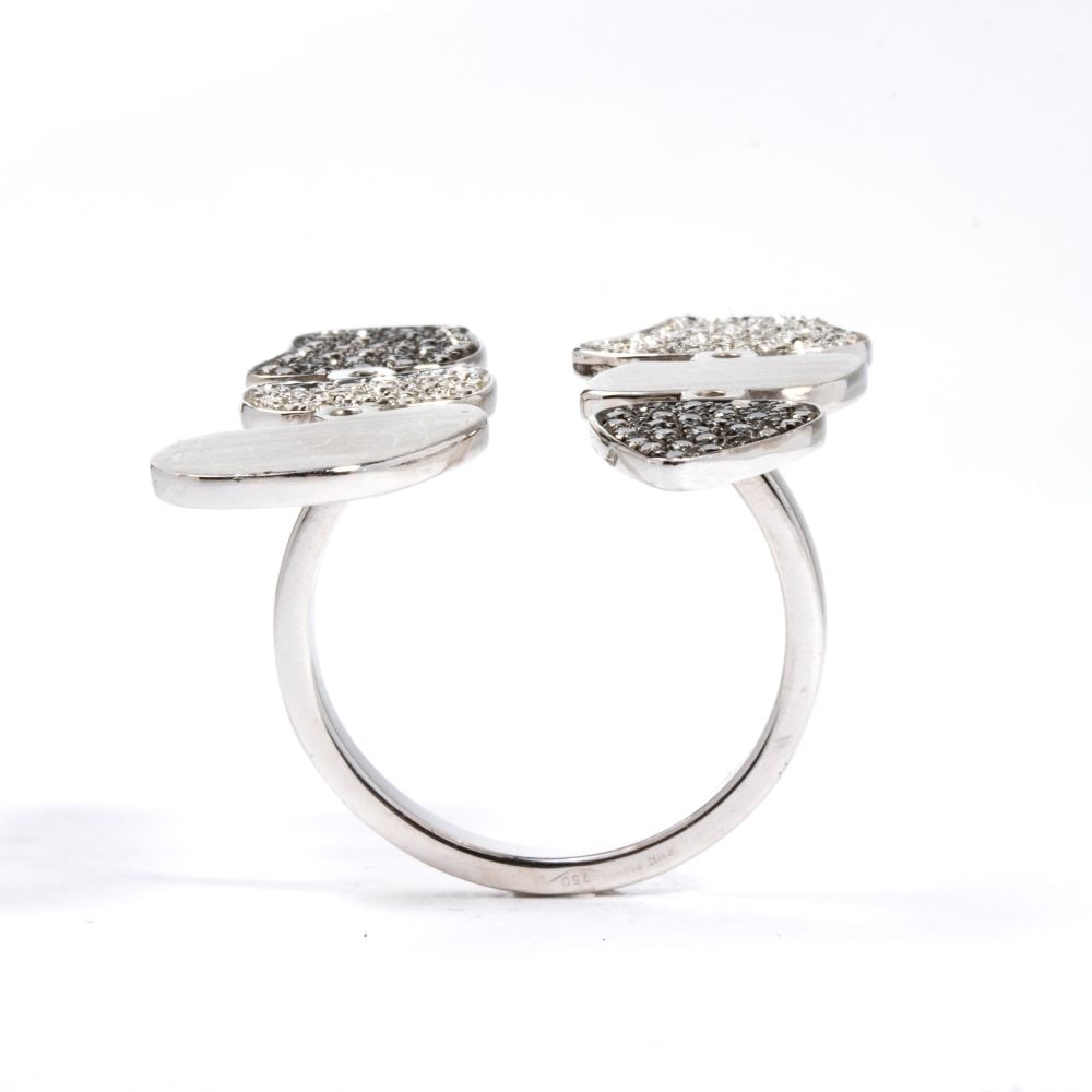 PYTON gold diamond ring - 2
