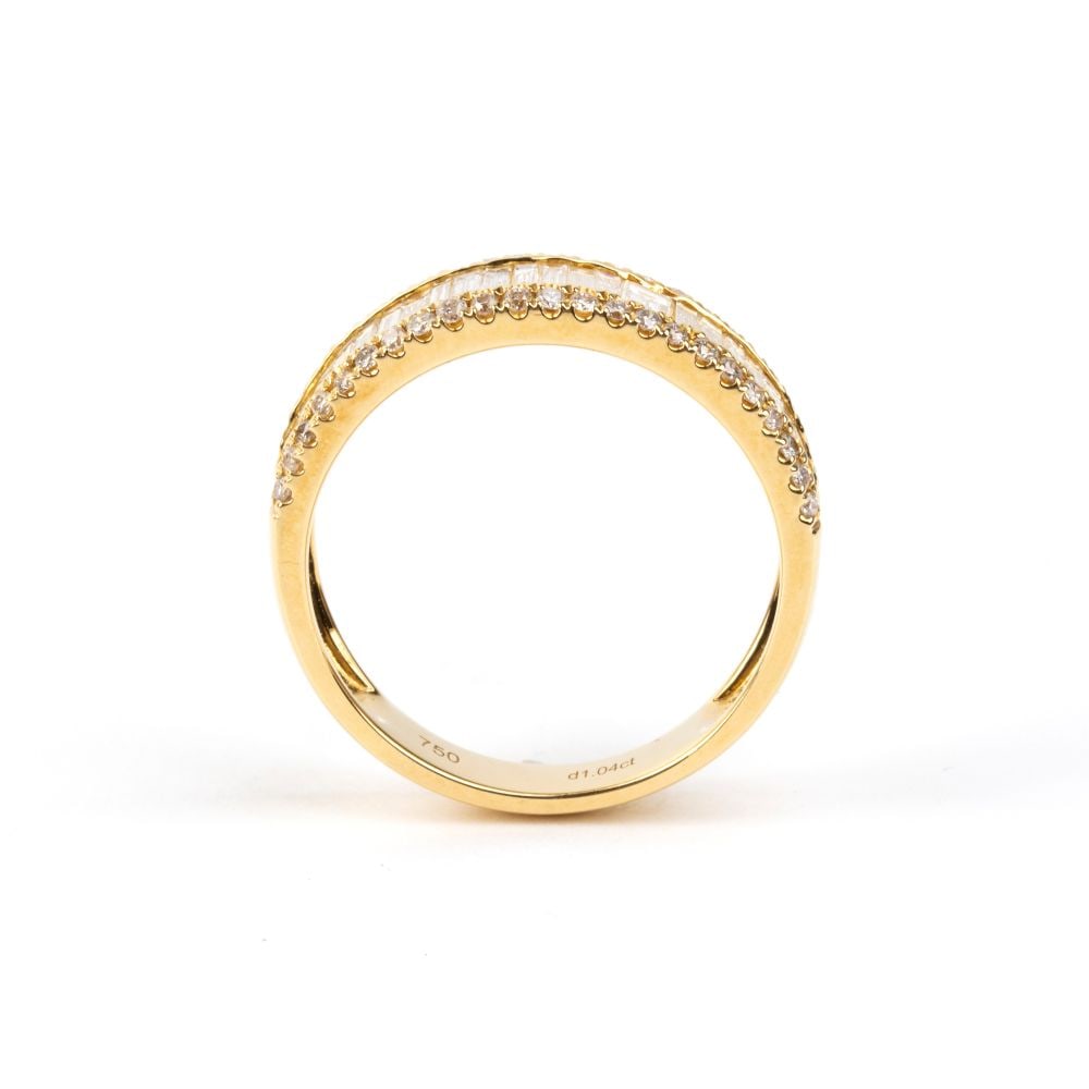 Diamond gold ring - 2