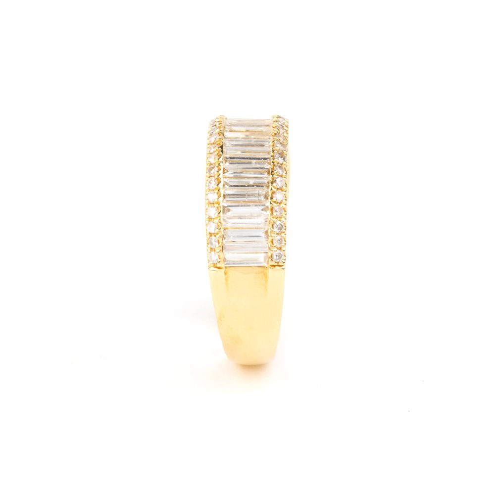 Diamond gold ring - 3