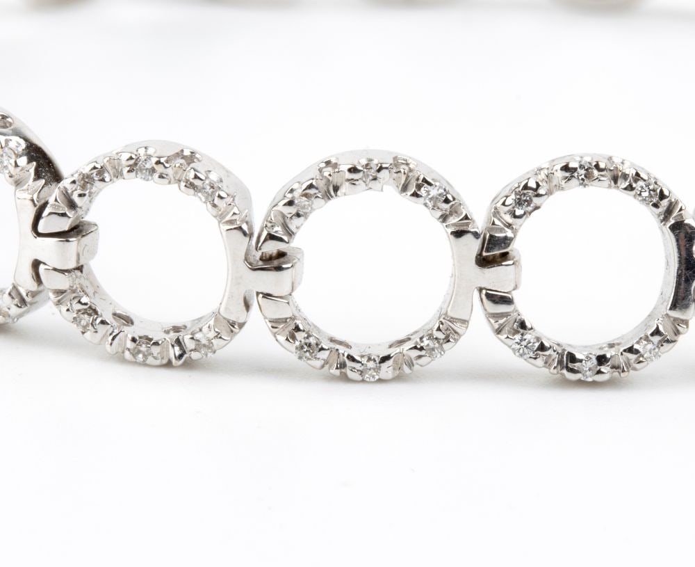 Diamond gold bracelet - 2
