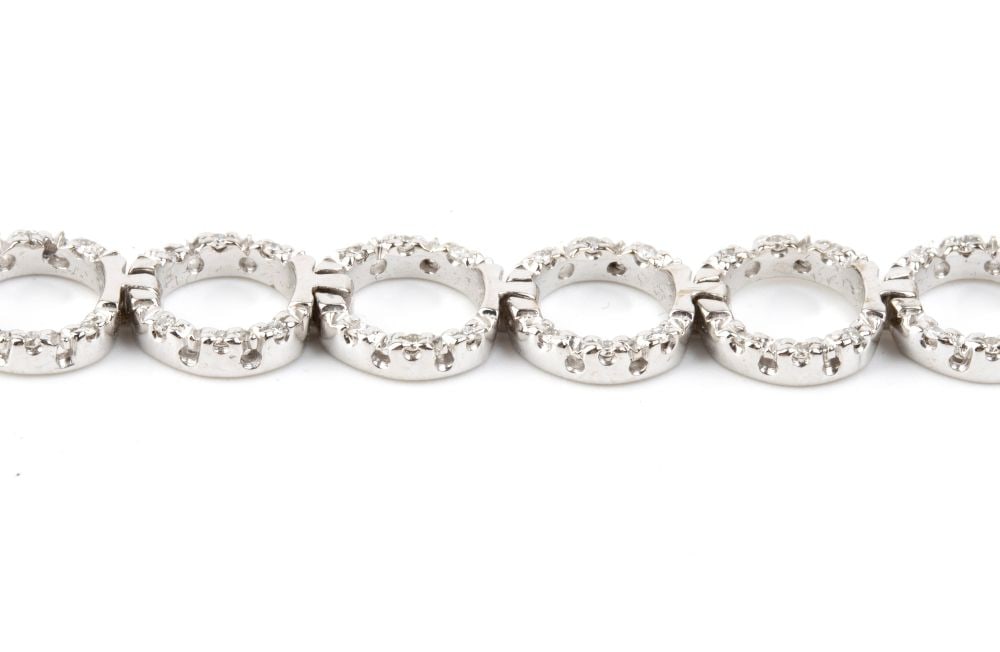Diamond gold bracelet - 4