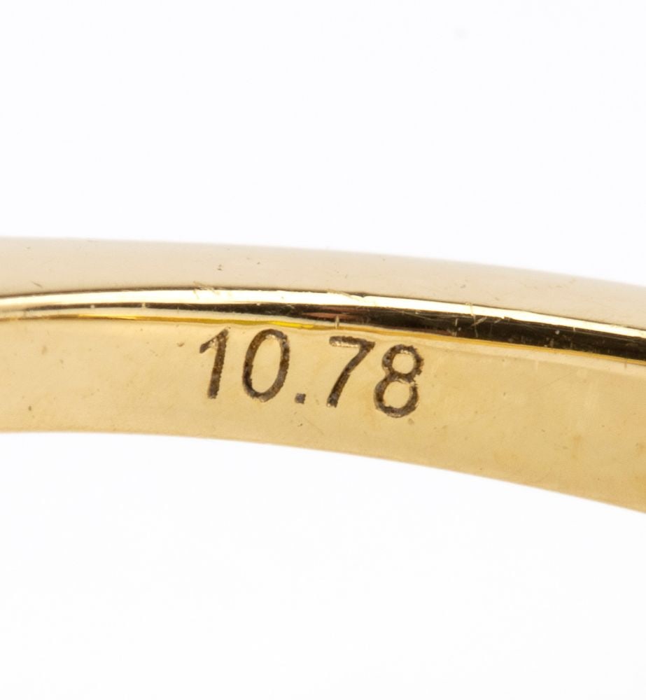 Peridot diamond gold ring - 5