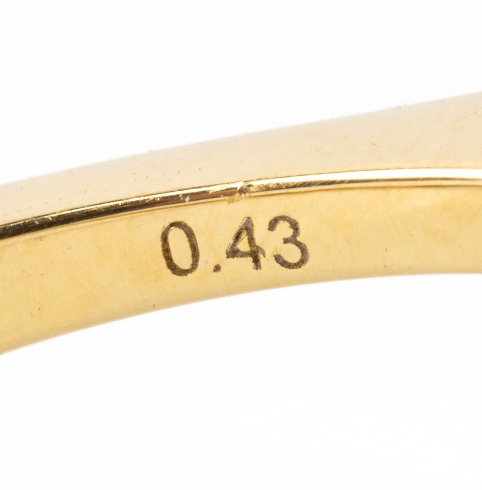 Peridot diamond gold ring - 6