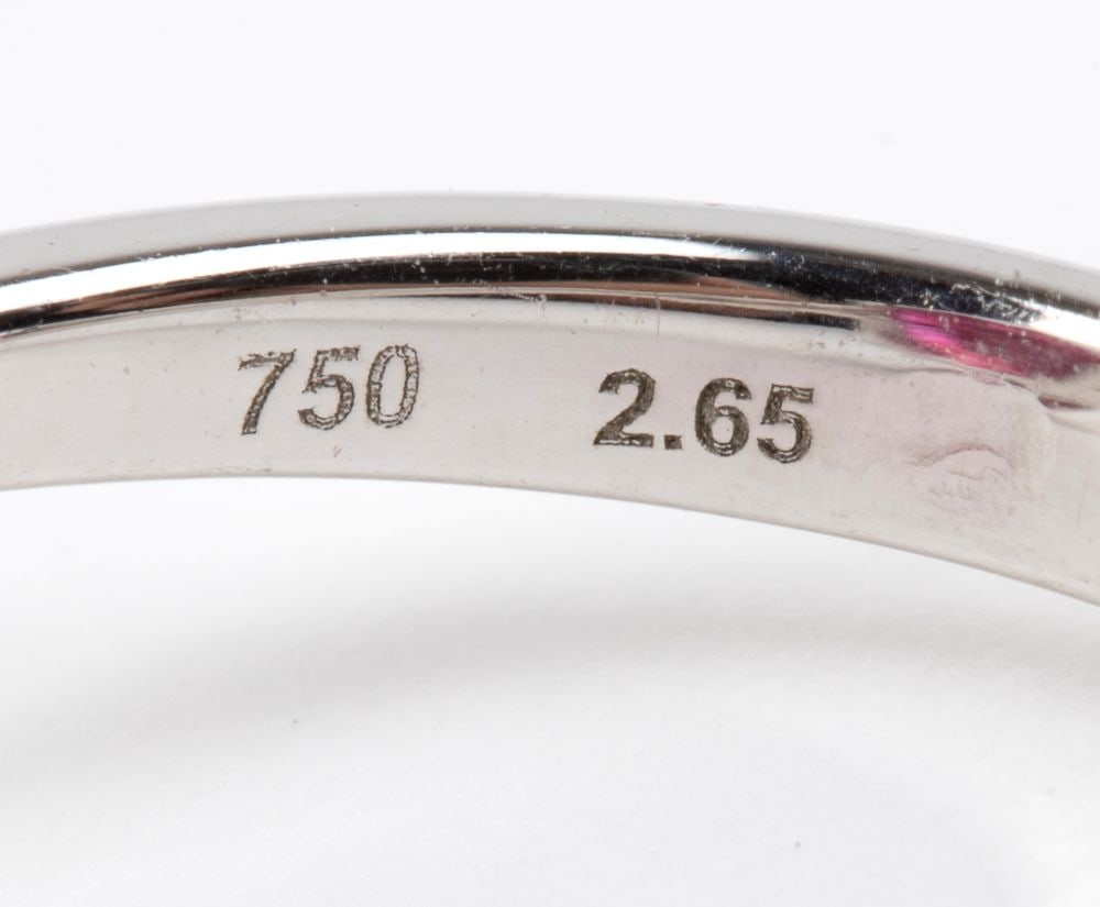 Ruby diamond gold ring - 5