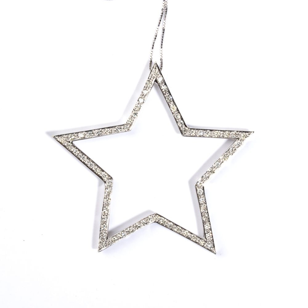 Diamond gold pendant - 2