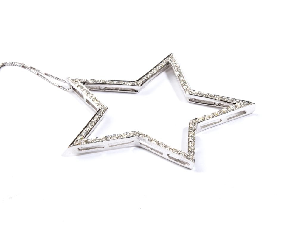 Diamond gold pendant - 3