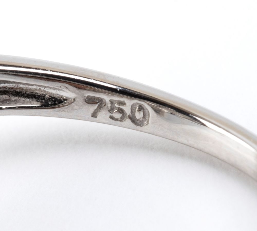 Diamond gold ring - 5