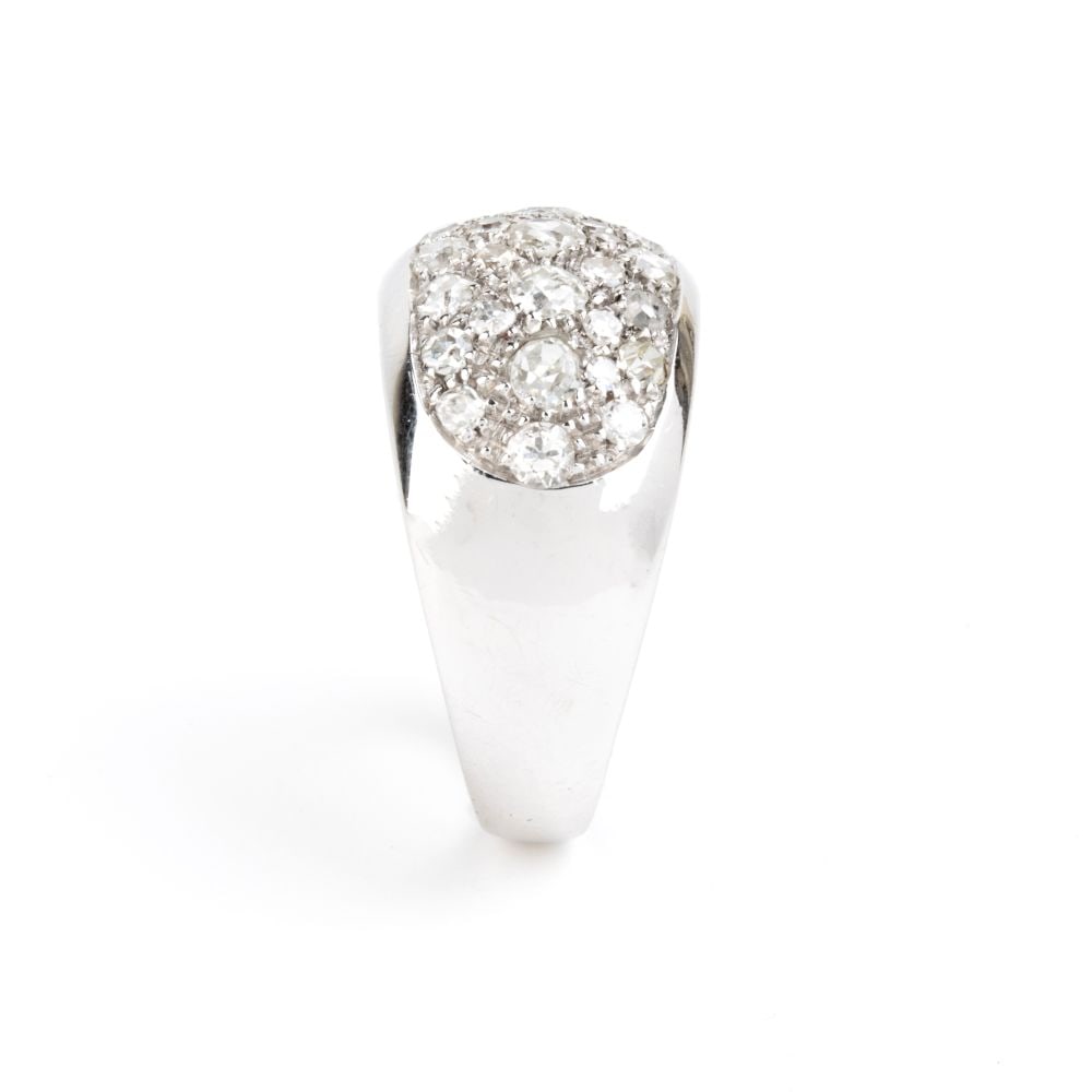Diamond gold band ring - 3