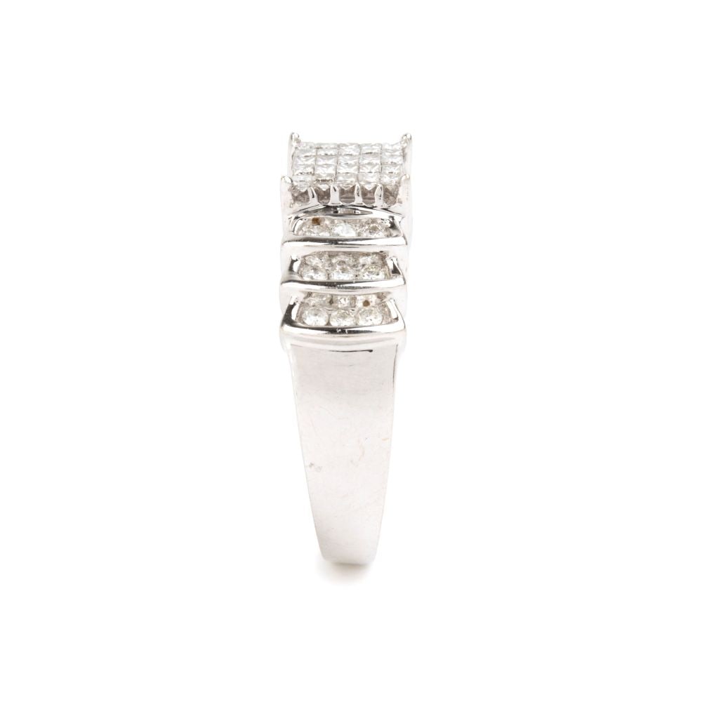 Diamond gold band ring - 3