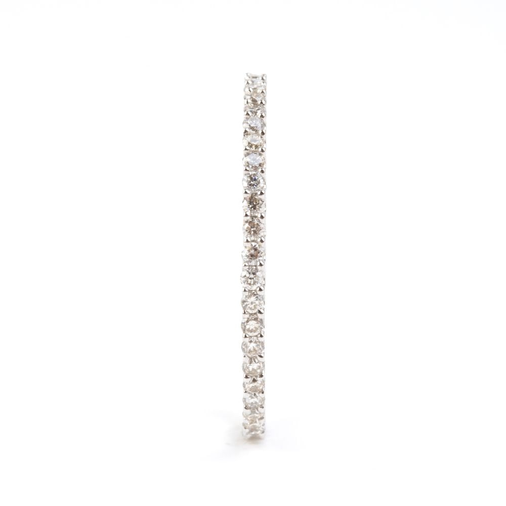 Eternity diamond gold ring - 3