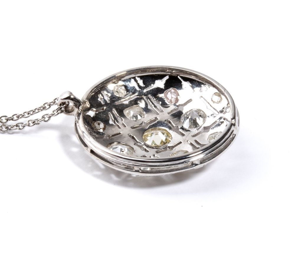 Diamond gold pendant - 4