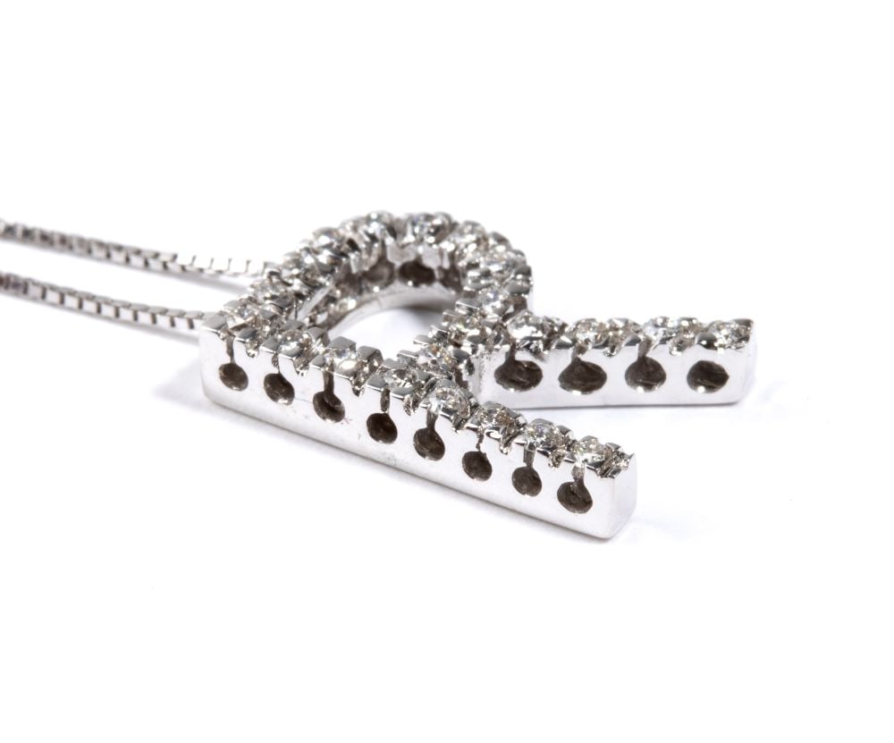 Diamond gold pendant - 3