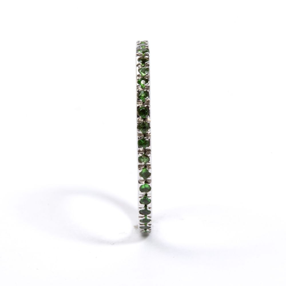Tsavorite gold ring - 2
