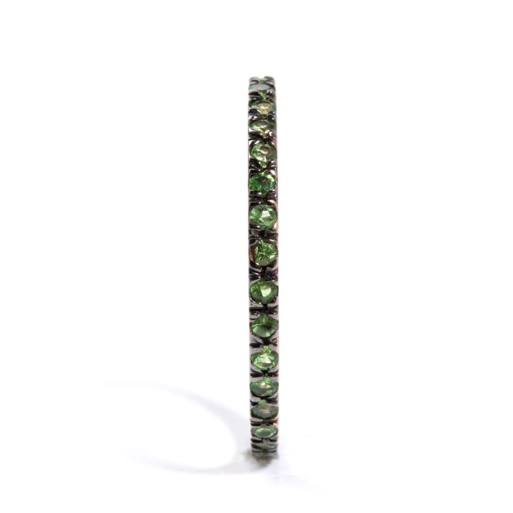 Tsavorite gold ring - 2