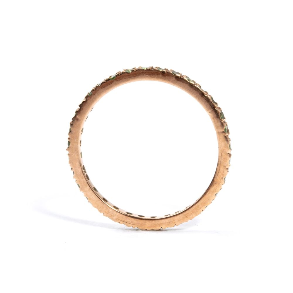 Tsavorite gold ring - 2
