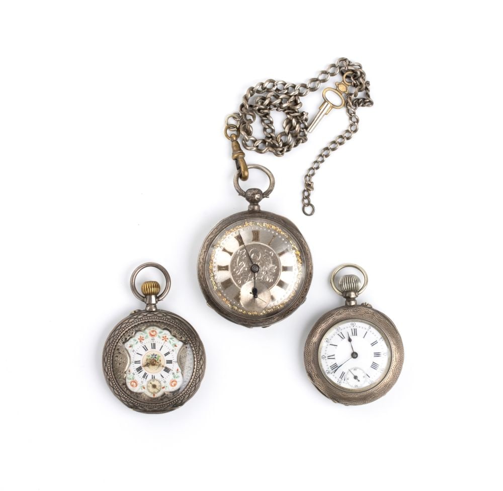 Lot of three pocket watches (1 of 10)