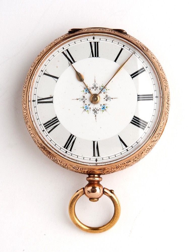 14k gold Swiss pocket watch (1 of 2)