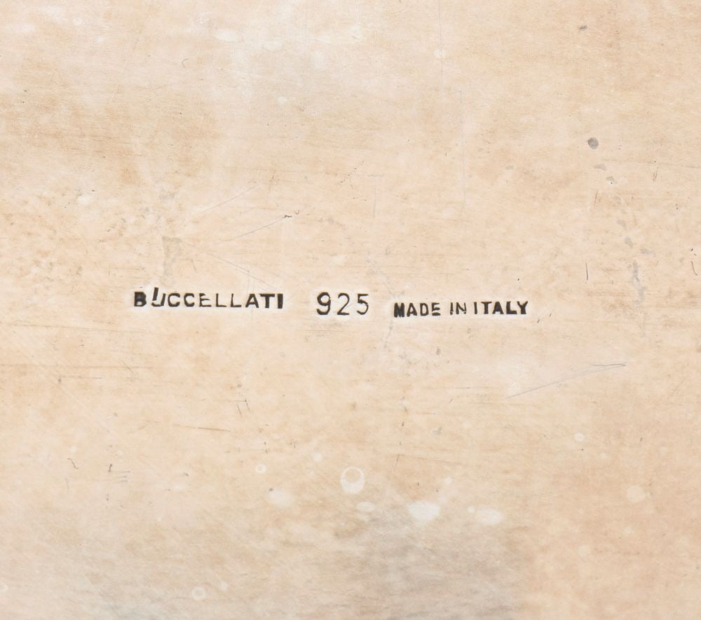 BUCCELLATI Sterling silver tray - 4