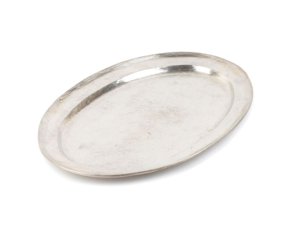Peruvian sterling silver tray - 2