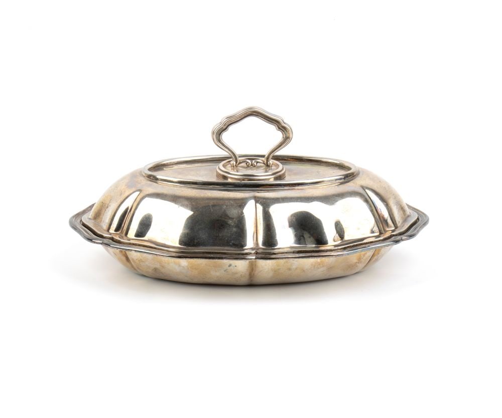 Italian solid silver entrée dish (1 of 4)