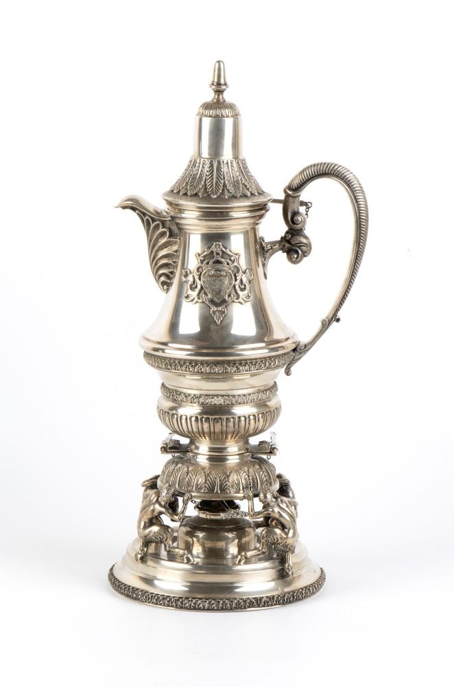 Italian soilid silver tea kettle (1 of 10)