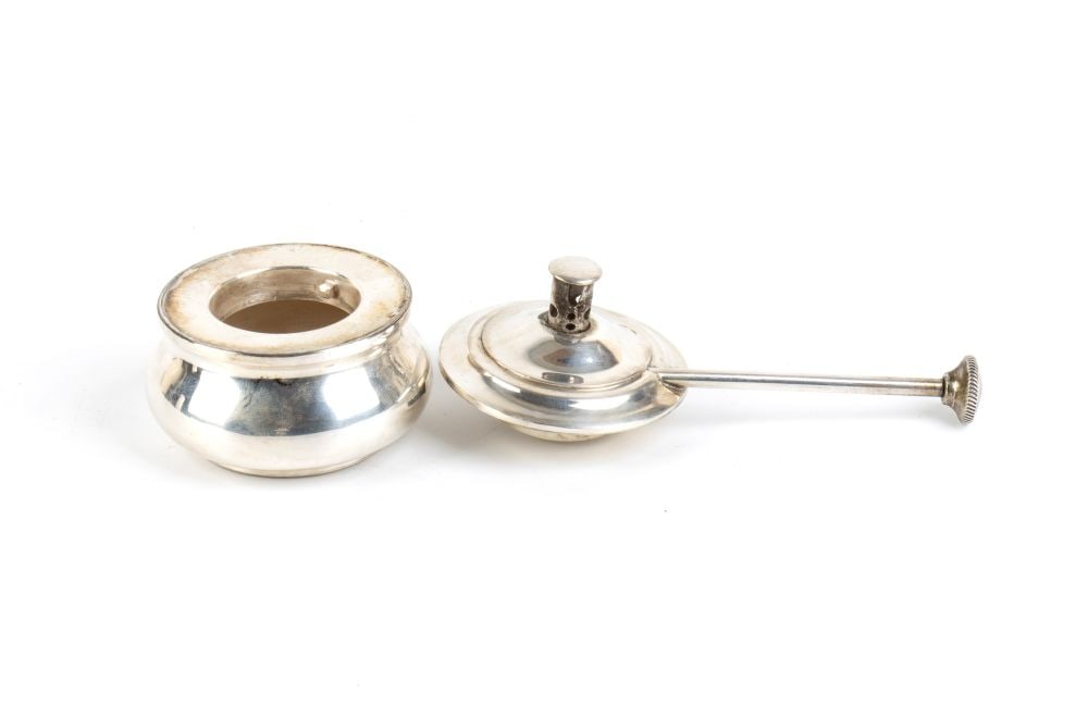 Italian solid silver tea kettle - 3