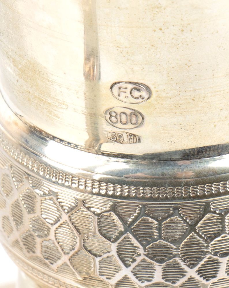 FRATELLI CACCHIONE Italian solid silver jug - 6