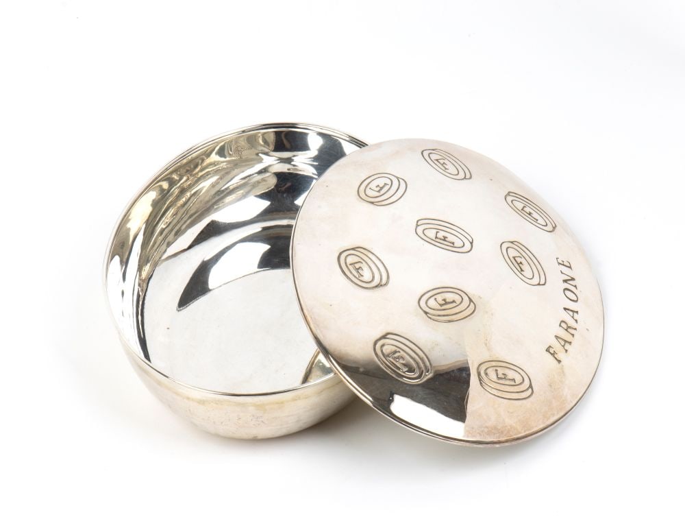 FARAONE Italian solid silver box - 2