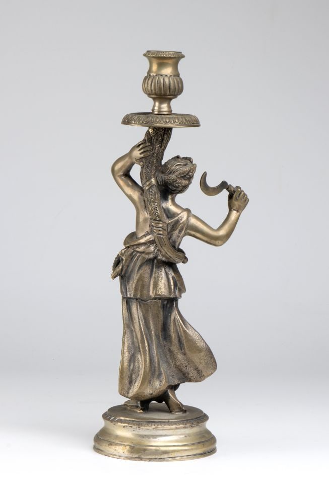 Italian solid silver candlestick - 3